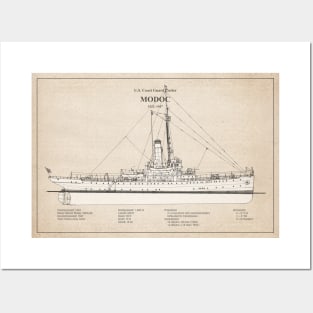 Modoc wpg-46 United States Coast Guard Cutter - SBD Posters and Art